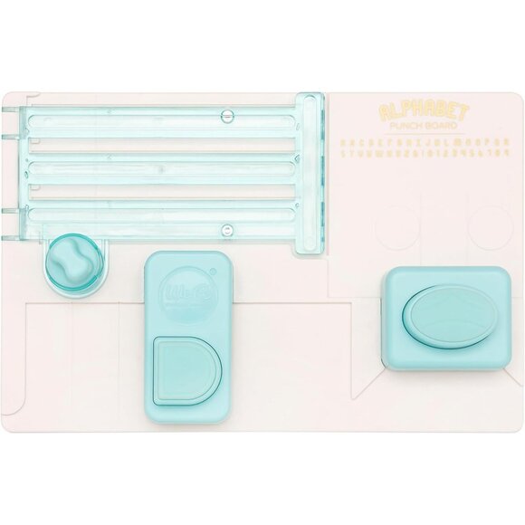 We R Memory Keepers Alphabet Punch Board Letters Numbers Poster Hole Crafts Arts - Picture 3 of 10